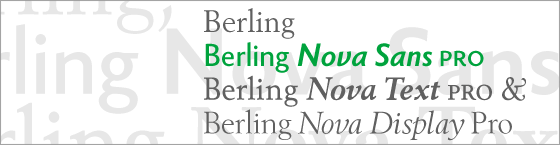 Berling font sample
