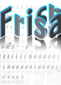 Frisans font sample
