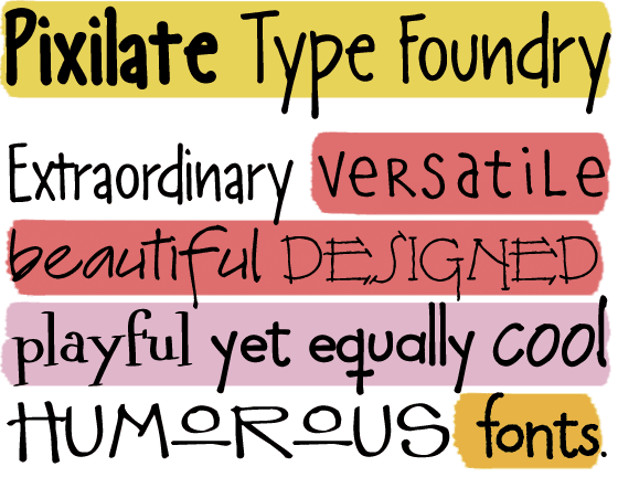 Pixilate Type Foundry