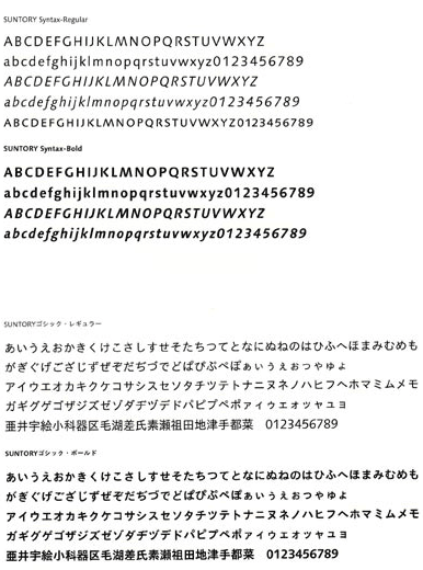 Linotype’s Syntax and its Japanese equivalent