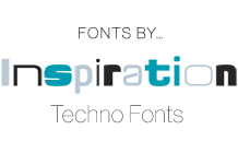 Techno fonts