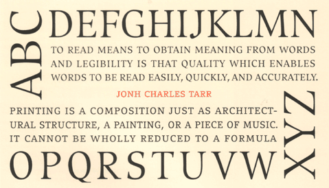 Adapted from the book “Manuale Tapographicum”, by Hermann Zapf, 1954. Set in Compatil Exquisit, Letter and Text