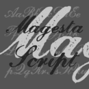 Magesta Script font family