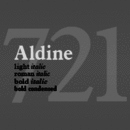 Aldine 721 Schriftfamilie