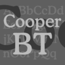 Cooper BT font family
