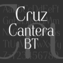 Cruz Cantera BT font family