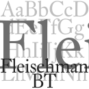 Fleischman BT font family