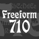 Freeform 710 famille de polices