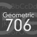 Geometric 706 font family