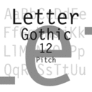 Letter Gothic 12 Pitch font family