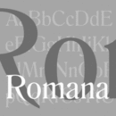 Romana font family