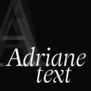 Adriane Text famille de polices