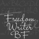 Freedom Writer BF™ famille de polices