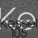 Kessel 105 Familia tipográfica