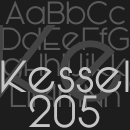 Kessel 205 Familia tipográfica