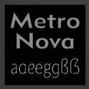 Metro® Nova famille de polices