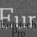 Eurotech Pro famille de polices