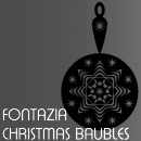 Fontazia Christmas Baubles Schriftfamilie