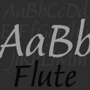 Flute™ Familia tipográfica