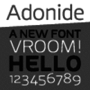 Adonide font family