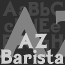 AZ Barista font family