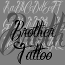 Brother Tattoo font family