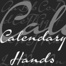 Calendary Hands font family