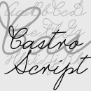 Castro Script font family