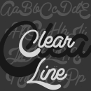 Clear Line font family