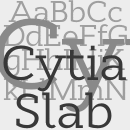 Cyntho Slab Pro Schriftfamilie