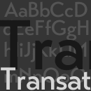 Transat font family