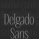 Delgado Sans font family