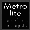 Metrolite® #2 font family