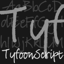 TyfoonScript Schriftfamilie