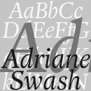 Adriane Swash font family