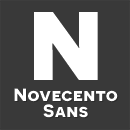 Novecento Sans font family