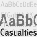 Casualties font family
