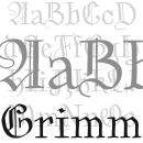 Grimm font family