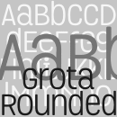 Grota Rounded font family
