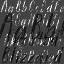Frosted Blizzard font family