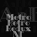 Metro Retro Redux NF font family
