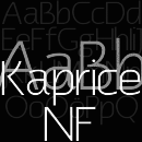 Kaprice NF font family