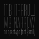 MB Narrow Schriftfamilie