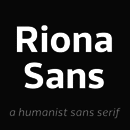 Riona Sans font family