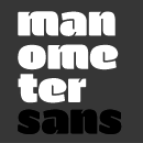 Manometer Sans font family