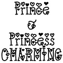 Prince And Princess Charming font family