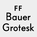 FF Bauer Grotesk™ famille de polices
