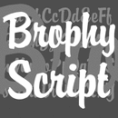 Brophy Script font family