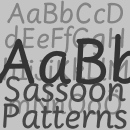 Sassoon Patterns font family