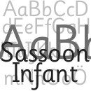 Sassoon Infant font family